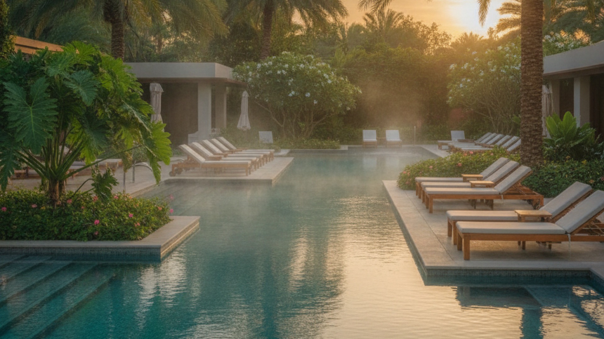 Complexo termal privativo do Jardins de Monet